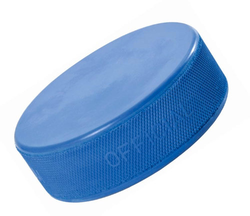 Шайба хоккейная VEGUM синяя (облегченная)